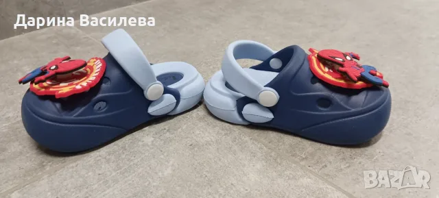 Нови Детски чехли/джапанки тип крокс със Спайдърмен 24/25, снимка 3 - Детски джапанки - 56117216