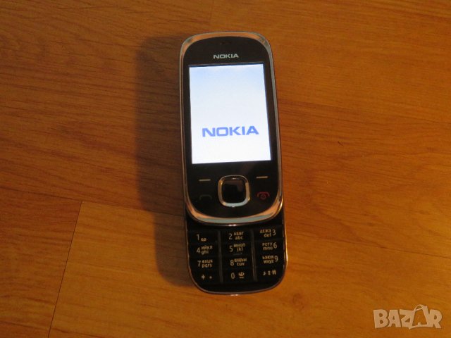 плъзгащ телефон, телефон слайд с копчета NOKIA 7230, НОКИА 7230 - 2010г. - работещ.