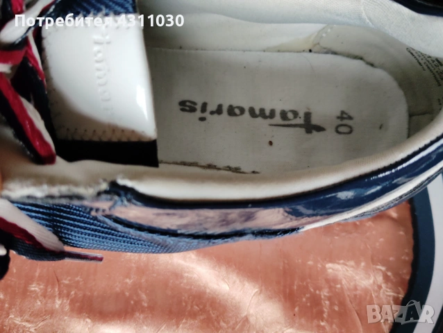 Дамски обувки Tamaris 40 номер, снимка 7 - Дамски ежедневни обувки - 53413451