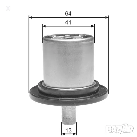 D174382 VERNET ТЕРМОСТАТ 82°C 3.0 V6 CITROEN FIAT LANCIA PEUGEOT RENAULT 1996-2024 OE 1338.73       