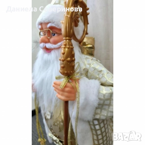 Златния Дядо Коледа-мигновено празнино настроение у дома, снимка 3 - Декорация за дома - 52514738