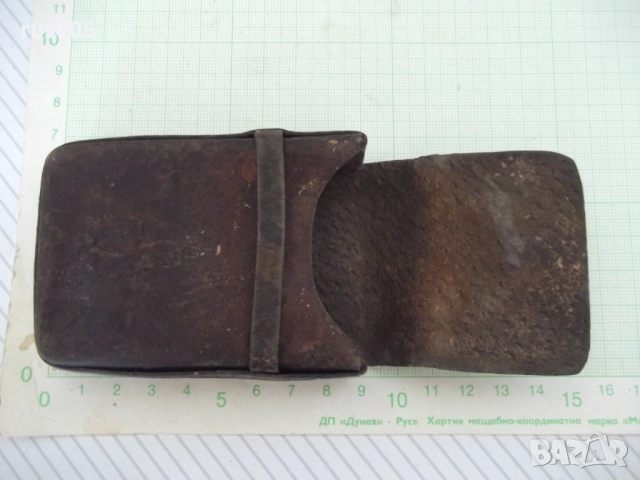 Калъф кожен за цигари от м-н "СБХ" от соца - 1, снимка 6 - Колекции - 51871794