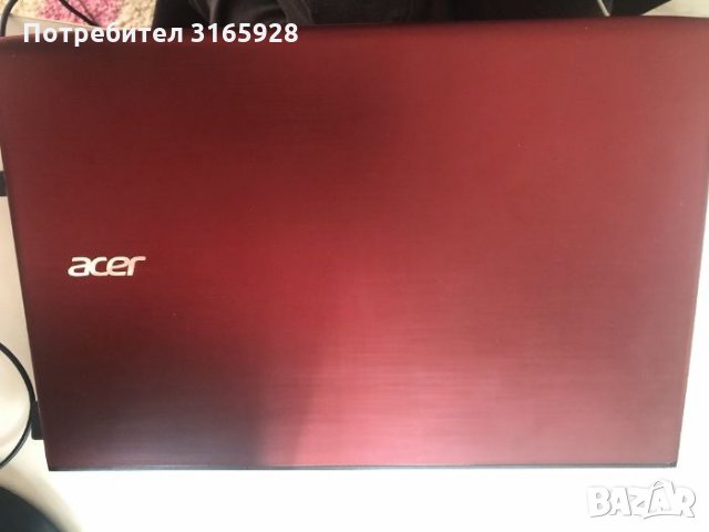 Лаптоп Acer Aspire E15 (червен) Перфектен!, снимка 3 - Лаптопи за работа - 33973938