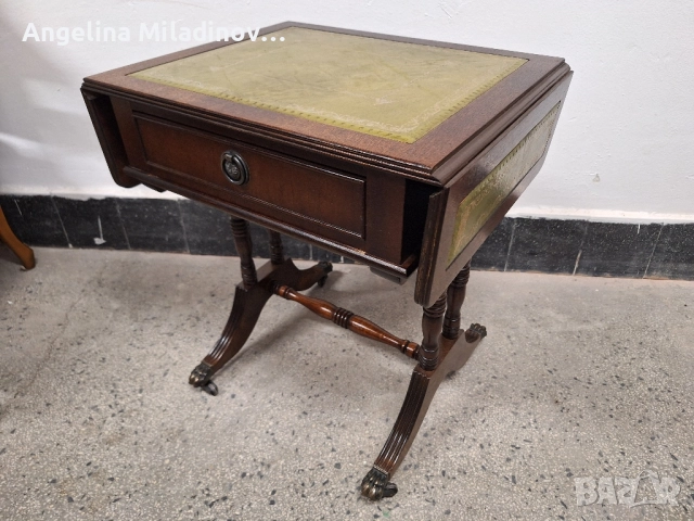 Антична маса с естествена кожа , снимка 8 - Маси - 51618951