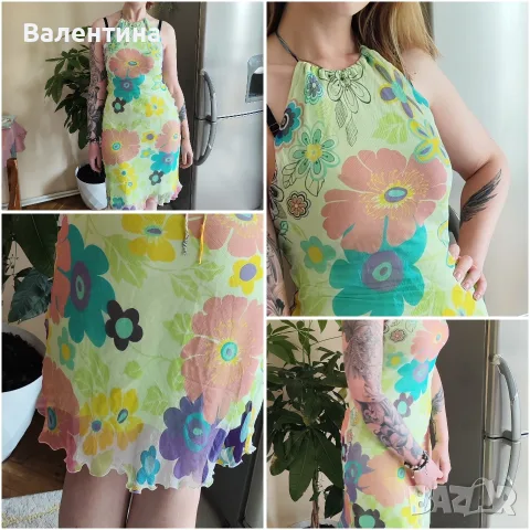 Vintage Versace дамска рокля XS/S/M, снимка 6 - Рокли - 47832784