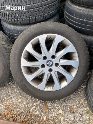 Оригинални лети джанти 5х112 Seat 16 цола, снимка 6 - Гуми и джанти - 51195269