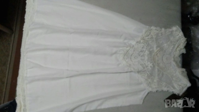 Лятна рокля с дантела, снимка 3 - Рокли - 53646803