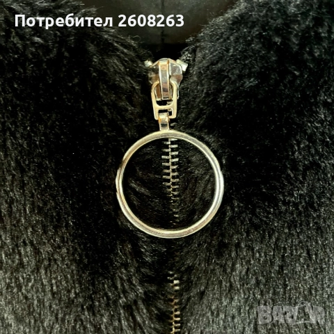 Пухено яке Bershka, снимка 6 - Якета - 50590842