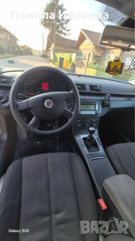 Продавам кола VW Passat B6 1.9 TDI 105 к.с. – обслужен, нов съединител, 2 комплекта гуми, снимка 8 - Автомобили и джипове - 53834245