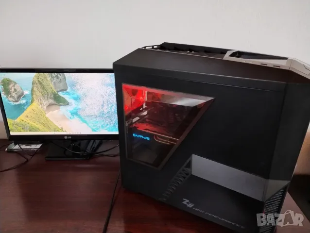 Геймърски компютър Asus B150 Intel I7 7700 16GB RAM Radeon RX570 8GB
