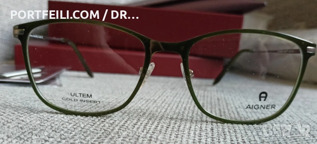 Дамска диоптрична рамка AIGNER (Germany), титан, целуоид ацетат, Made in South Korea, супер качество, снимка 14 - Слънчеви и диоптрични очила - 53608238
