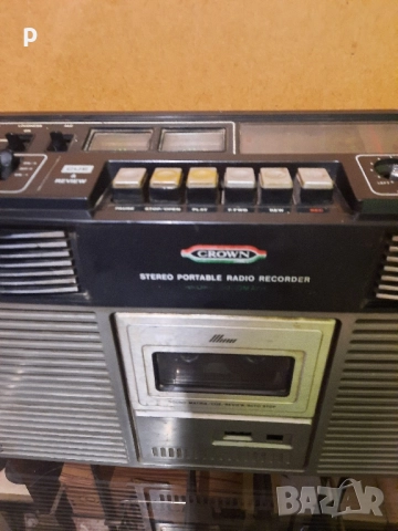 Радиокасетофон KROWN Japan, снимка 3 - Радиокасетофони, транзистори - 52843951