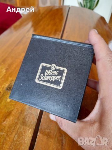 Старо кубче листчета Швепс,Schweppes, снимка 2 - Други ценни предмети - 34242687