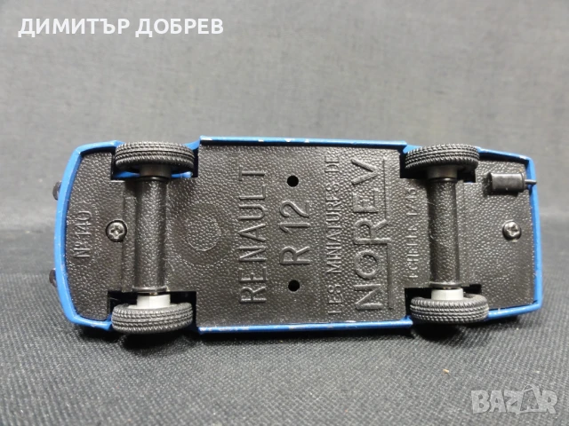 1/43 NOREV FRANCE RENAULT 12 GORDINI СТАРА РЕТРО МЕТАЛНА КОЛИЧКА, снимка 6 - Колекции - 51008827