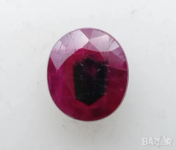 Рядък двуцветен сапфир в голям размер 3.08кт.! Сертифициран! Нов!, снимка 2 - Други - 50321065