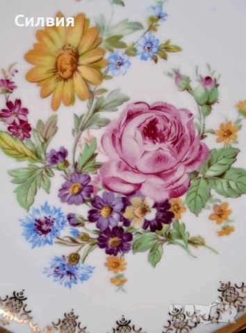 Порцеланова чиния , снимка 6 - Декорация за дома - 53254032