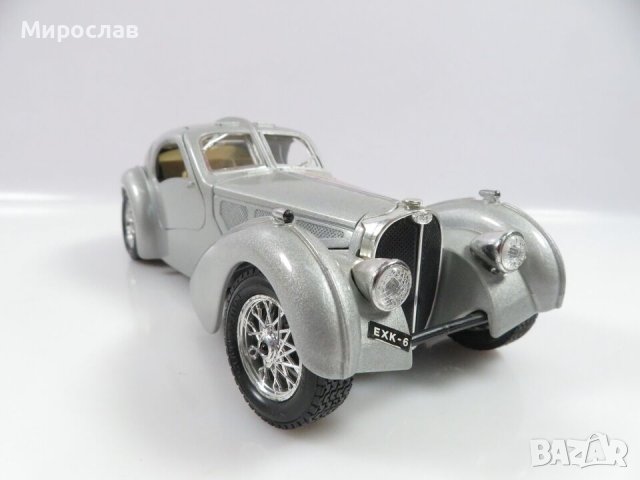 1:24 Bburago Bugatti Atlantic ИГРАЧКА КОЛИЧКА МОДЕЛ, снимка 3 - Колекции - 44498526