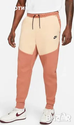 Мъжко долнище Nike Tech Fleece Mineral Clay Onyx - размер L