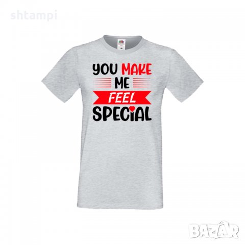 Мъжка тениска Свети Валентин You Make Me Feel Special 1, снимка 3 - Тениски - 35716739