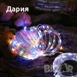 Цветни лампички за коледната елха / 20м/ 160 led светлини , снимка 1