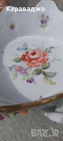 Порцеланова Фруктиера/Бонбониера, снимка 6 - Декорация за дома - 51153234