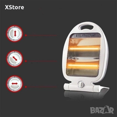 Кварцова печка за отопление с мощност от 800W , снимка 5 - Отоплителни печки - 51727682