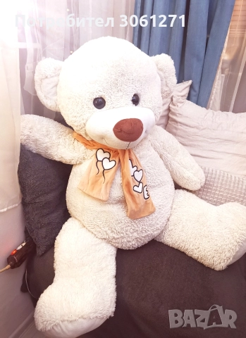 Коледа дойде ❤️ 2x голяма меч. Плюшено Играчки ХХЛ , снимка 4 - Плюшени играчки - 52653444