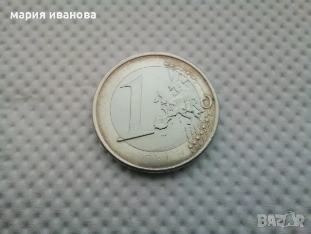 1 евро 2020 Португалия изместена, снимка 3 - Нумизматика и бонистика - 55771241