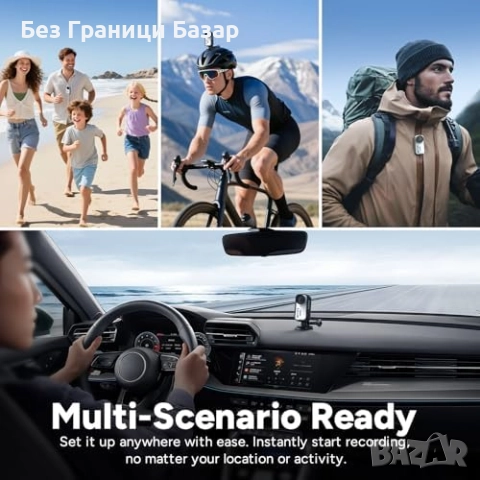 Нова Водоустойчива 4K камера с 6-осна стабилизация 64GB памет зуум, снимка 3 - Камери - 51500411