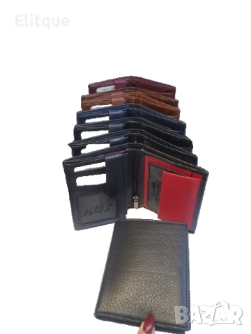 Мъжко портмоне в различни цветове от естествена к., снимка 3 - Портфейли, портмонета - 52895622
