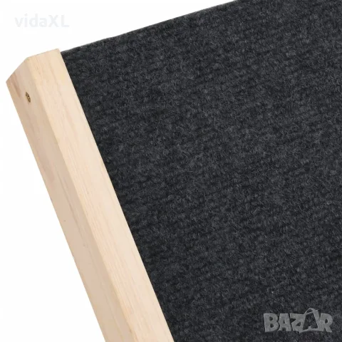 vidaXL Рампа за кучета сива 70x35 см масивна ела, снимка 8 - Други - 56146293