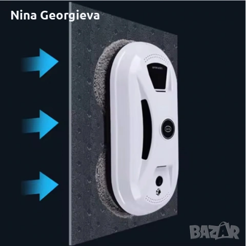 Интелигентен робот за почистване на прозорци с двойни въртящи се падове и вакуум 2800Pa, снимка 2 - Други стоки за дома - 53853371