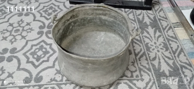 медно котле, снимка 2 - Антикварни и старинни предмети - 52314373