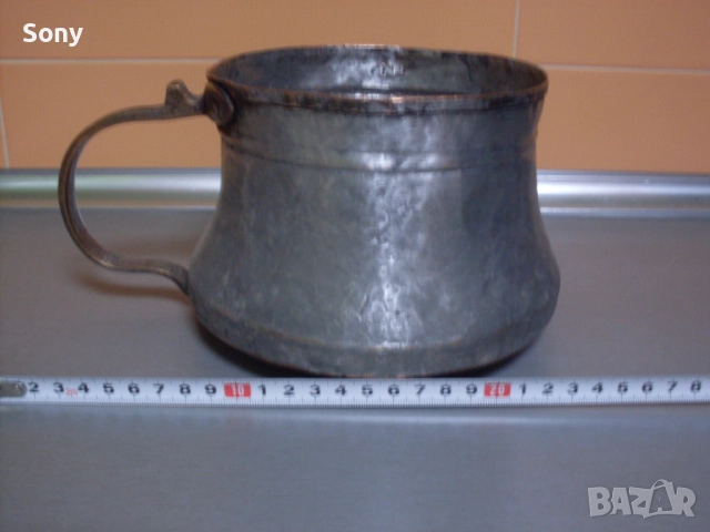 Старо медно-"бакърено" котле, канче., снимка 11 - Антикварни и старинни предмети - 52939370