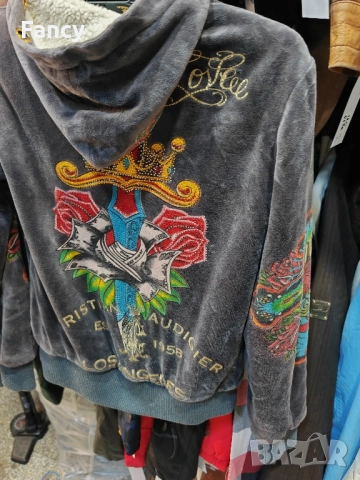 Страхотен Суитшърт, полар Christian Audigier, снимка 10 - Суичъри - 52159319