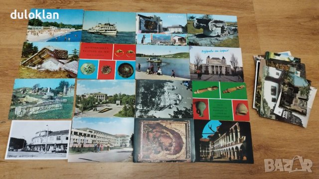 Много стари пощенски картички от цяла България