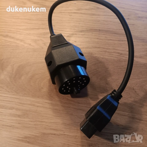 OBD2 диагностичен адаптер, 16 Pin към BMW 20 Pin, снимка 6 - Аксесоари и консумативи - 53172620