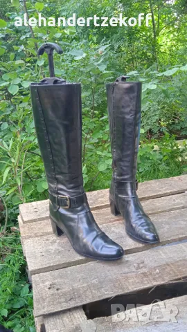 Дамски ботуши от естествена кожа Veronella