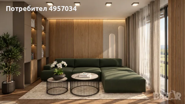 Тристаен апартамент, снимка 9 - Апартаменти - 56384242