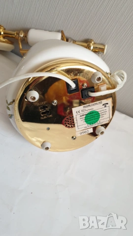 Стар порцеланов телефон, снимка 7 - Антикварни и старинни предмети - 53866073