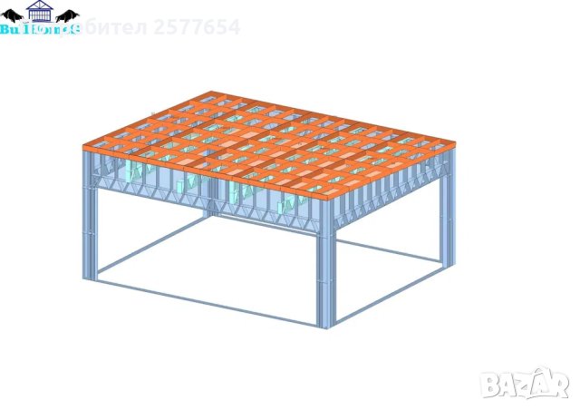 Хале,Халета,Складове,Навеси - 42м², снимка 3 - Строителни материали - 44162731
