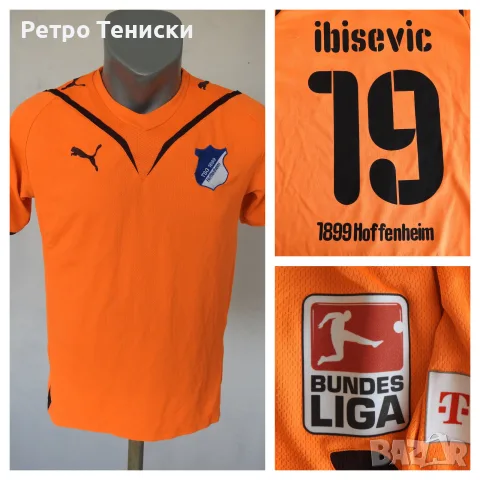Тениска TSG Hoffenheim — Гостуващ (Ibisevic #19) PUMA — Деца размер XXL Оранжево (сезон 2009)