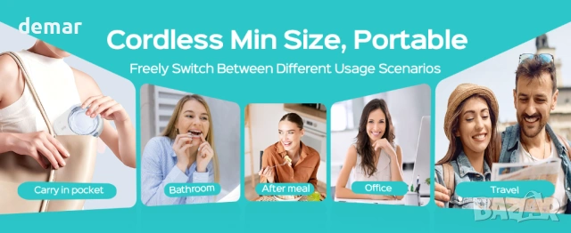 COSLUS почистващ апарат за протези, бял, снимка 5 - Други - 53795320