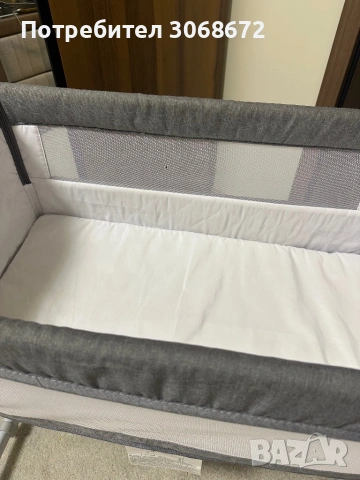 Бебешка кошара за новородено С ПОДВИЖНА СТРАНИЦА NEXT TO ME, снимка 2 - Кошарки - 53589187