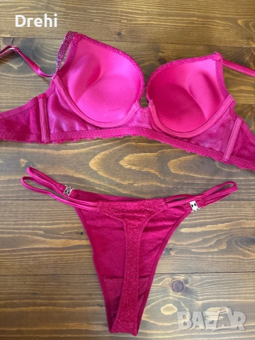 Дамски комплект сутиен 75б и прашки размер М, снимка 2 - Бельо - 53868715