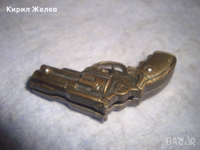 СТАРО МИНИ ПИСТОЛЕТЧЕ ИГРАЧКА МЕСИНГ 22696, снимка 8 - Колекции - 36107174