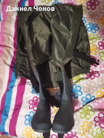 Рибарски гащеризон с ботуш, снимка 5 - Екипировка - 53234680