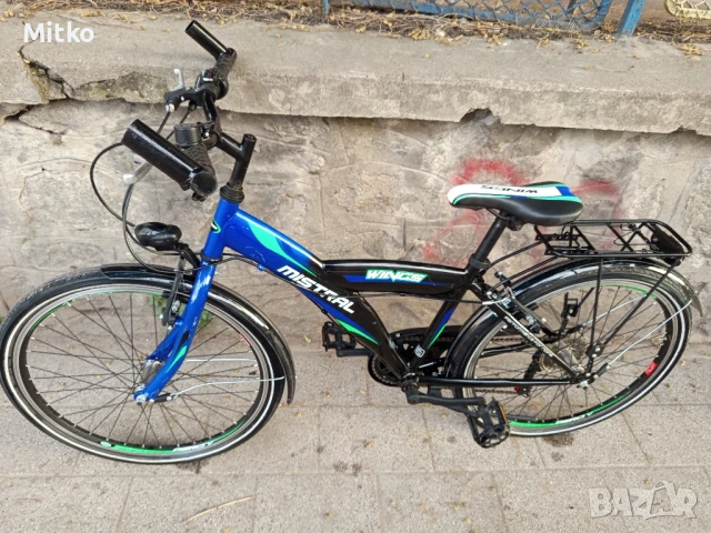 24 цола алуминиев велосипед с 7 скорости усилени капли като нов в перфектно състояние , снимка 5 - Велосипеди - 50740978