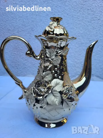 Луксозен комплект за чай или кафе, снимка 2 - Сервизи - 48733450