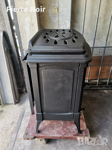 Чугунена печка / камина на дърва 16kW , снимка 5 - Отоплителни печки - 53013088